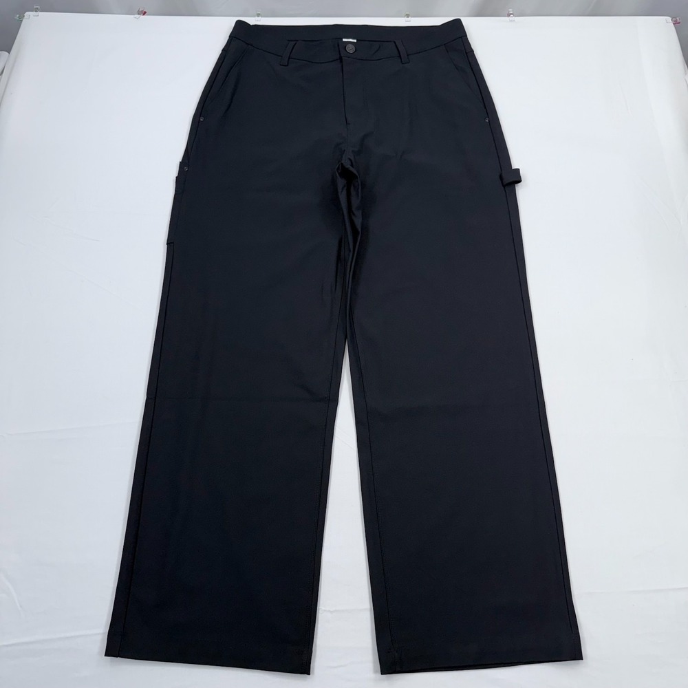 NWT Fabletics The Don Baggy Carpenter Pant Mens 34x30 Relaxed Straight Leg Black